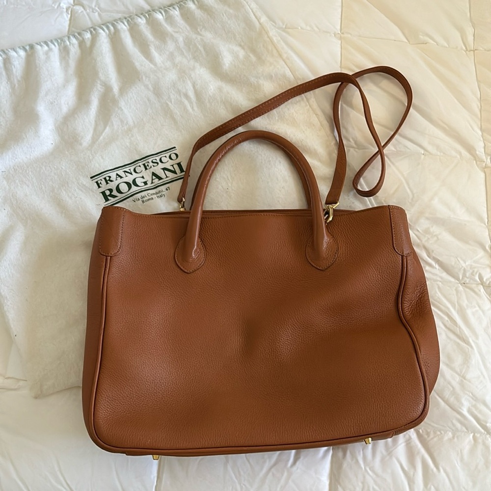 Francesco Rogani Leather Tote Bag